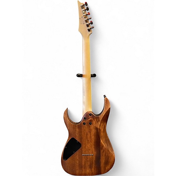 Used Ibanez RG321MH Trans Brown Solid Body Electric Guitar