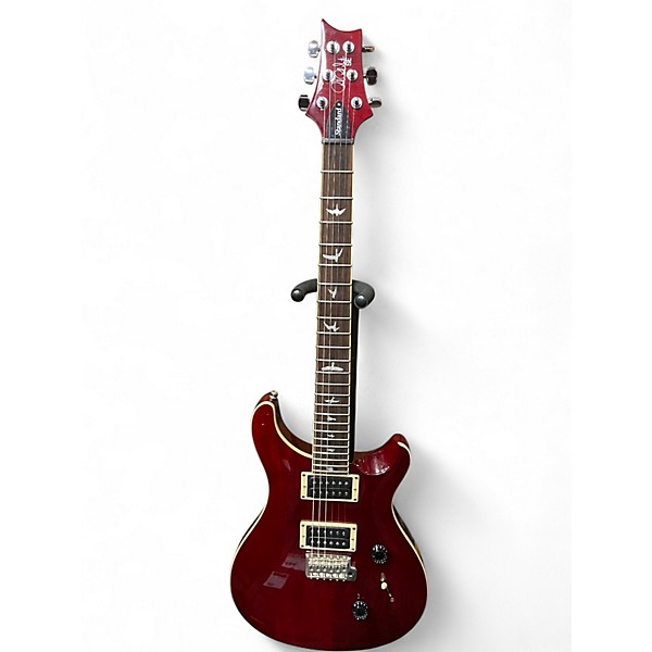 Used PRS SE Standard 24 Trans Red Solid Body Electric Guitar