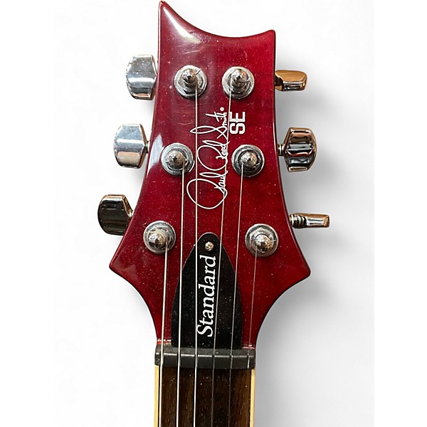 Used PRS SE Standard 24 Trans Red Solid Body Electric Guitar