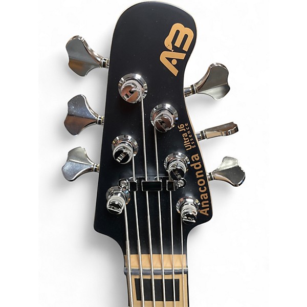 Used Anaconda Ultra J6 Essence Bass Black Electric Bass Guitar