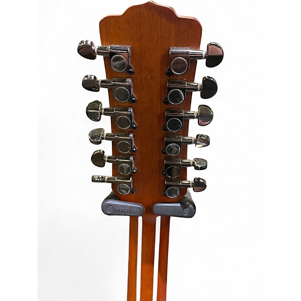 Used Luna GPY D12 MAHOGANY Natural 12 String Acoustic Guitar