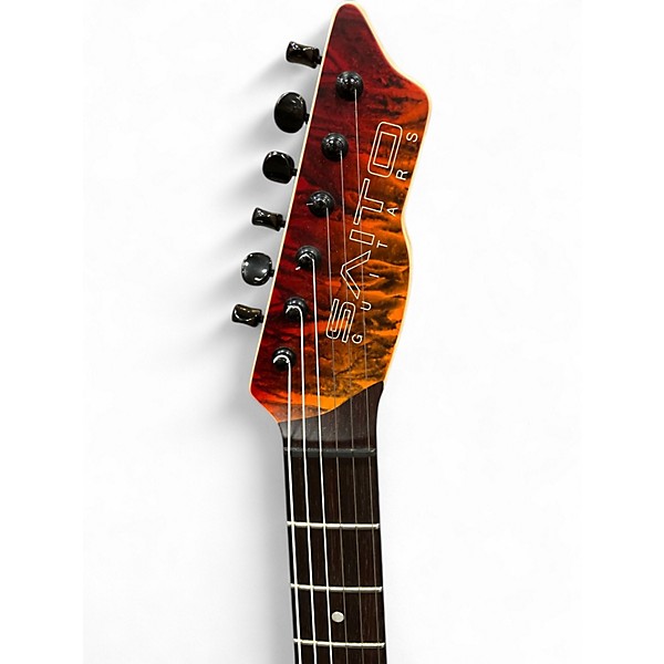 Used Saito S-STYLE ELECTRIC GUITAR RED Solid Body Electric Guitar