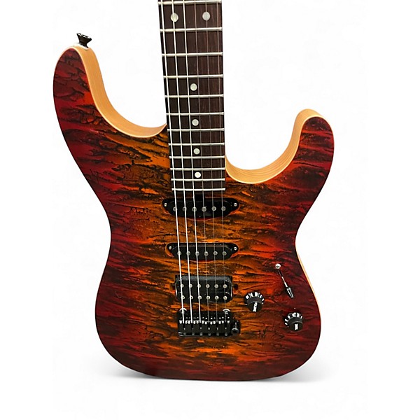 Used Saito S-STYLE ELECTRIC GUITAR RED Solid Body Electric Guitar