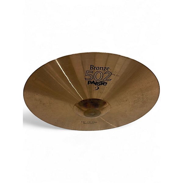 Used Paiste 14in 502 Hi Hat Bottom Cymbal