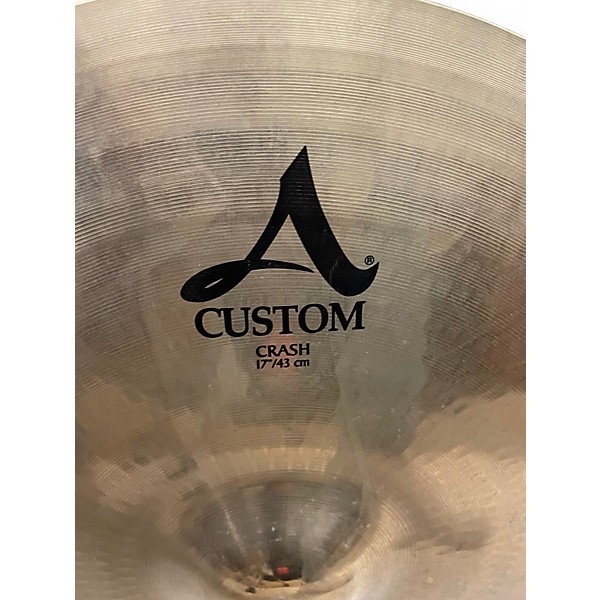 Used Zildjian 17in A Custom Crash Cymbal