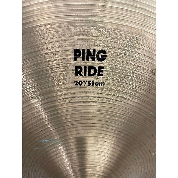 Used Zildjian 20in A PING RIDE Cymbal