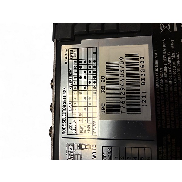 Used BOSS RE20 Space Echo Effect Pedal