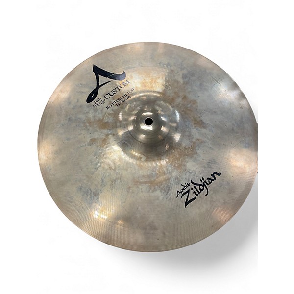 Used Zildjian 14in A Custom Hi Hat Pair Cymbal