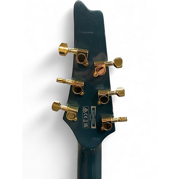 Used Ibanez ICEMAN Metallic Blue Solid Body Electric Guitar