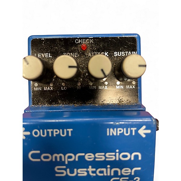 Used BOSS CS3 Compressor Sustainer Effect Pedal