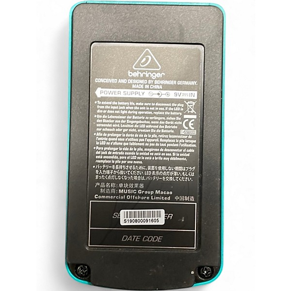 Used Behringer CS400 Compressor Sustainer Effect Pedal