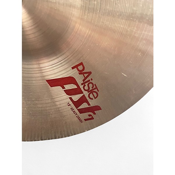 Used Paiste 18in PST7 Heavy Crash Cymbal