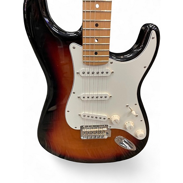 Used Fender Standard Stratocaster 2 Color Sunburst Solid Body Electric Guitar