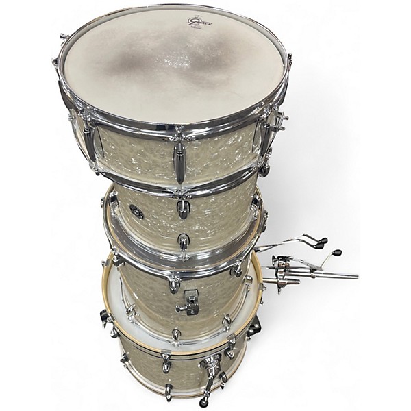Used Gretsch Drums 4 Piece Catalina Club Series Mother of Pearl Drum Kit