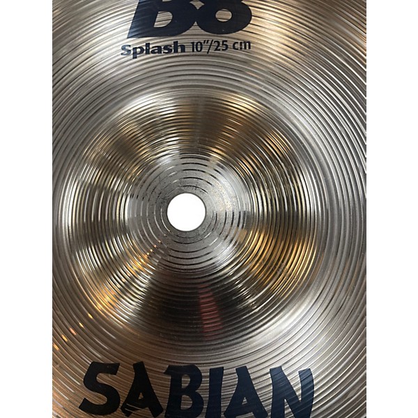 Used SABIAN 10in B8 Splash Cymbal