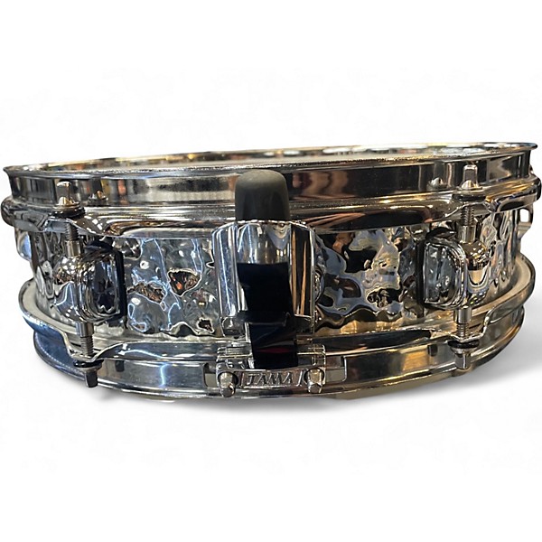 Used TAMA 12.5in Hammered Piccolo Snare Chrome Drum
