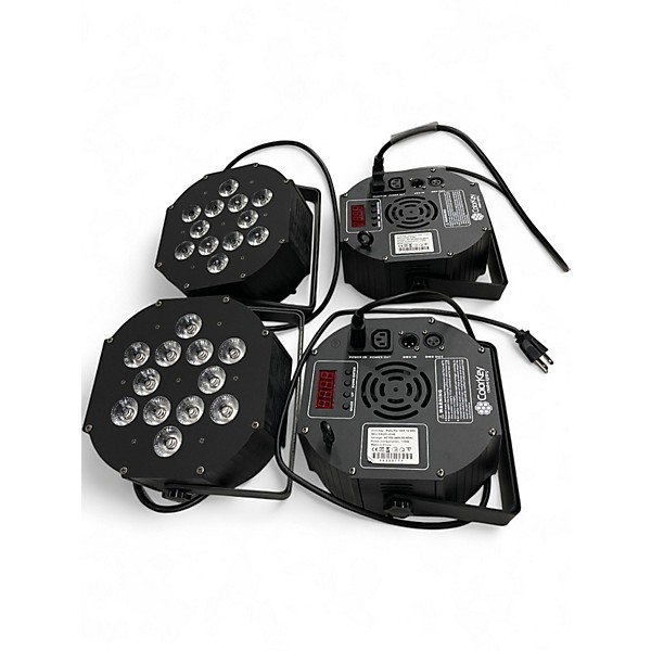 Used ColorKey (4 PACK) WAFERPAR HEX 12 RGB Lighting Effect