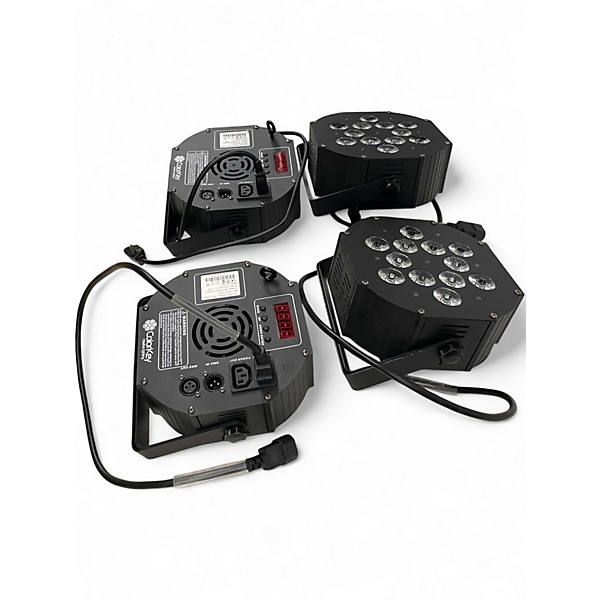 Used ColorKey (4 PACK) WAFERPAR HEX 12 RGB Lighting Effect