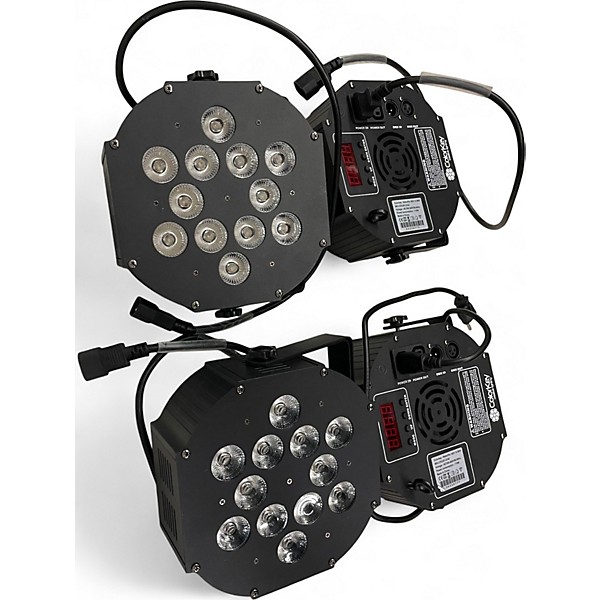 Used ColorKey (4 PACK) WAFERPAR HEX 12 RGB Lighting Effect