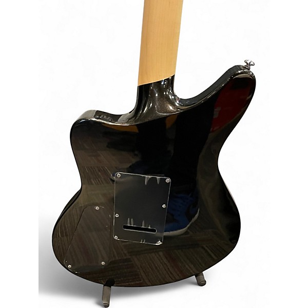 Used D'Angelico Premier Bedford Series BLACK METALIC Solid Body Electric Guitar