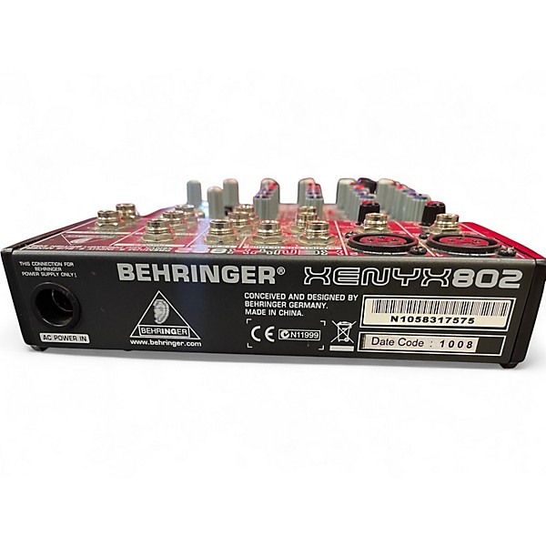 Used Behringer Xenyx 802 Unpowered Mixer