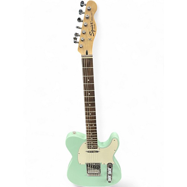 Used Squier Bullet Telecaster Seafoam Green Solid Body Electric Guitar