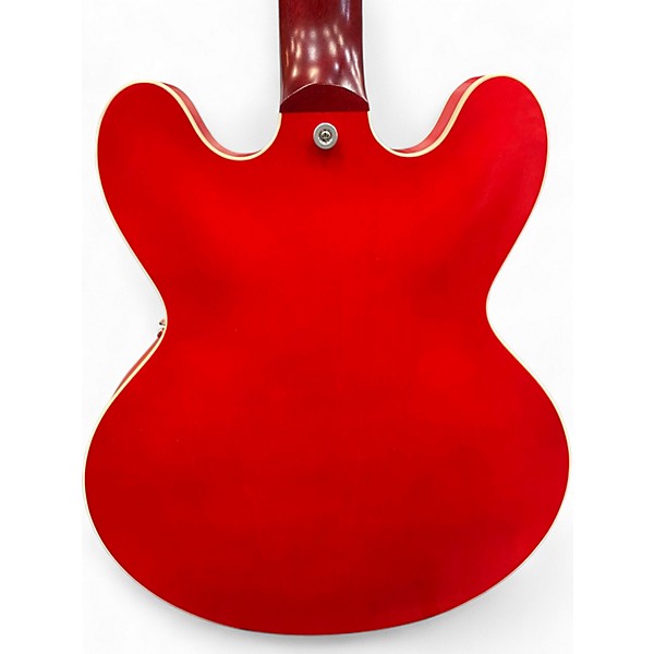 Used Gibson ES335 Satin RED Hollow Body Electric Guitar