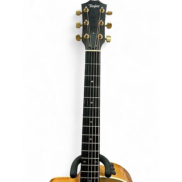 Used Taylor 214CE-K DLX Natural Acoustic Electric Guitar