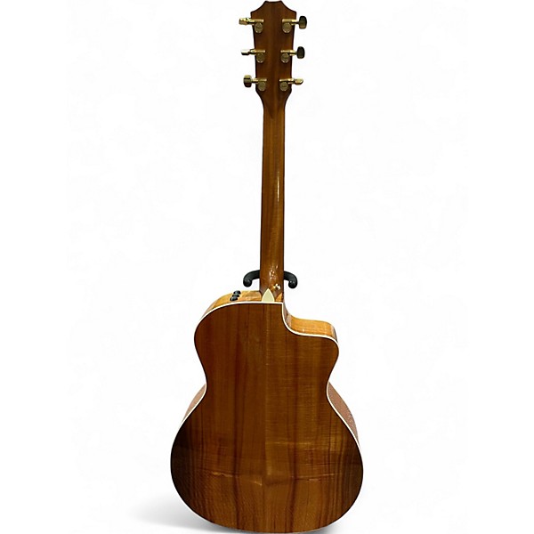 Used Taylor 214CE-K DLX Natural Acoustic Electric Guitar