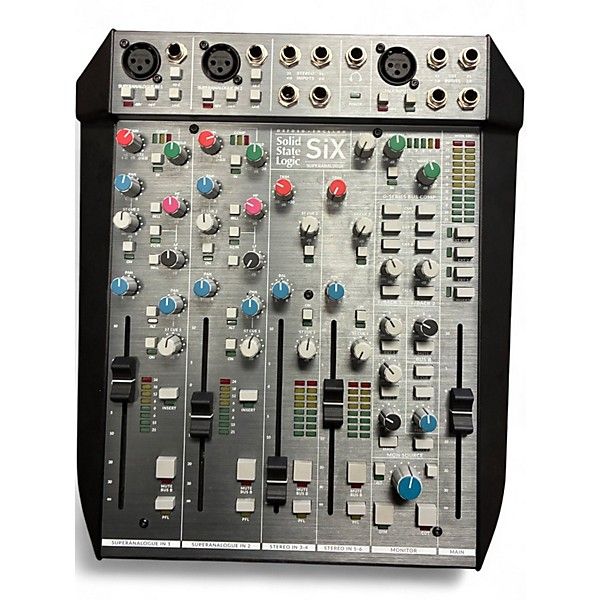 Used Solid State Logic SiX superanologue Powered Mixer