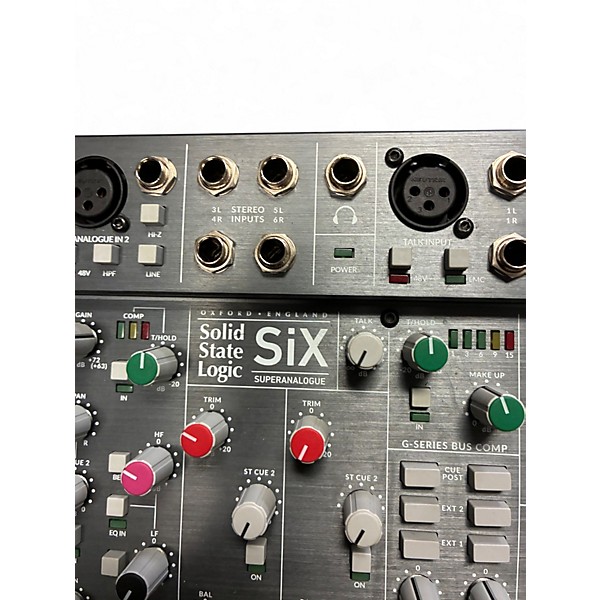 Used Solid State Logic SiX superanologue Powered Mixer