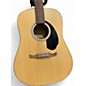 Used Fender fa125 Natural Acoustic Guitar