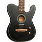 Used Fender Acoustasonic Player Telecaster Black Acoustic Electric Guitar