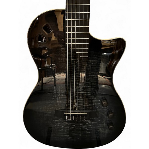 Used Cordoba Stage Black flame Classical Acoustic Guitar