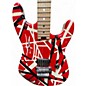 Used EVH Striped Series Frankie red and white stripe Solid Body Electric Guitar