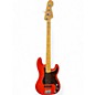 Used Fender Hot Rodded Precision Bass  Hot Rod Red Electric Bass Guitar thumbnail