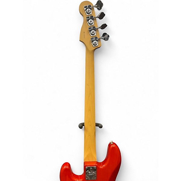 Used Fender Hot Rodded Precision Bass  Hot Rod Red Electric Bass Guitar