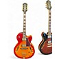 Used Epiphone Joe Pass Emperor 2 Tone Sunburst Hollow Body Electric Guitar thumbnail