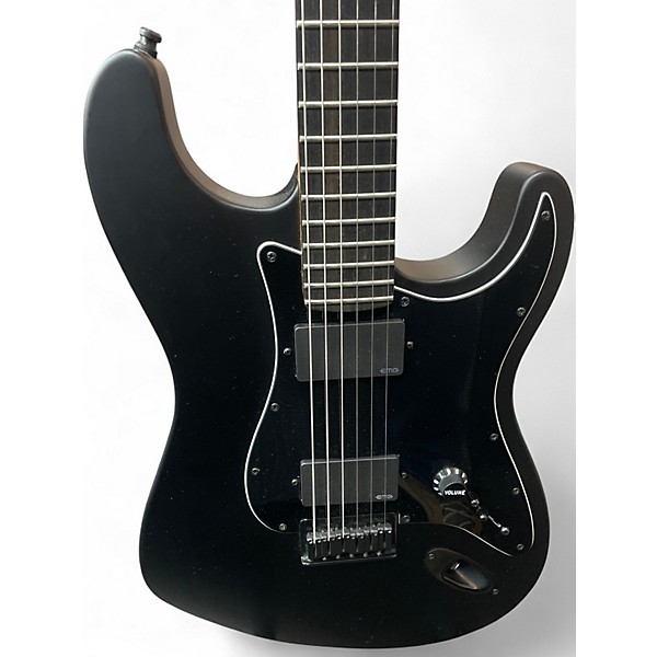 Used Fender Jim Root Signature Stratocaster Flat Black Solid Body Electric Guitar