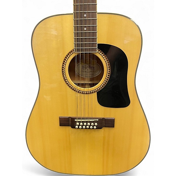 Used Washburn D10S/12 Natural 12 String Acoustic Guitar