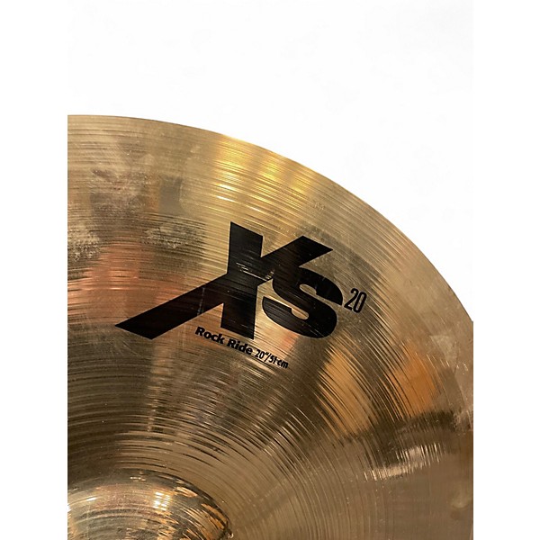 Used SABIAN 20in XS ROCK RIDE Cymbal