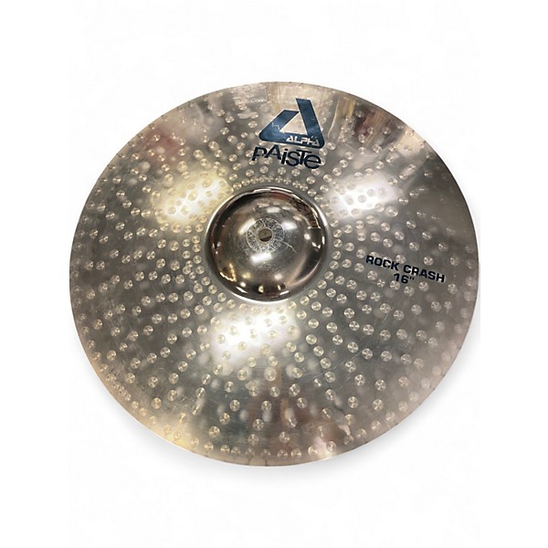 Used Paiste 16in ALPHA ROCK CRASH Cymbal