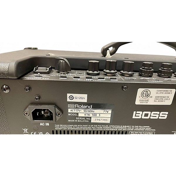 Used BOSS ktn100 Gen 3 Guitar Combo Amp