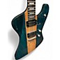 Used Diamond Guitars DBZ Hailfire Transparent Teal Solid Body Electric Guitar