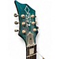 Used Diamond Guitars DBZ Hailfire Transparent Teal Solid Body Electric Guitar