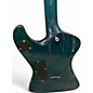 Used Diamond Guitars DBZ Hailfire Transparent Teal Solid Body Electric Guitar