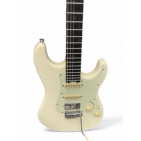 Used Schecter Guitar Research nick johnston traditional hss White Solid Body Electric Guitar