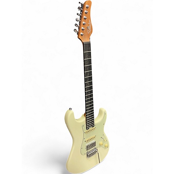 Used Schecter Guitar Research nick johnston traditional hss White Solid Body Electric Guitar