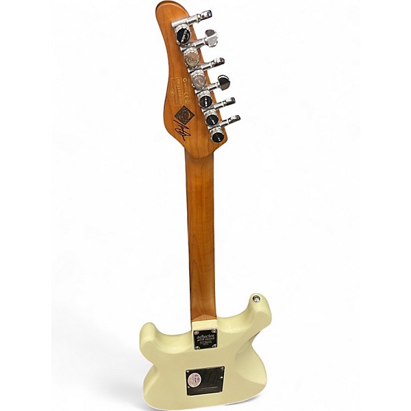 Used Schecter Guitar Research nick johnston traditional hss White Solid Body Electric Guitar