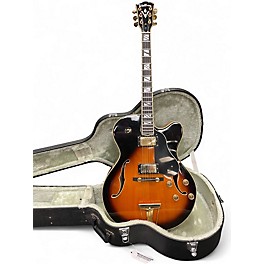 Used Washburn J-6S 2 Color Sunburst Hollow Body Electric Guitar